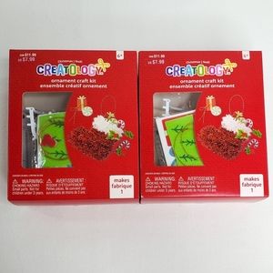 CLOSET CLOSING! 🏷 Creatology • 2 Ornament Stocking Craft Kits